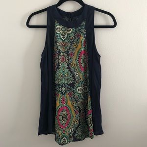 Francesca’s Paisley Tank Top - Small
